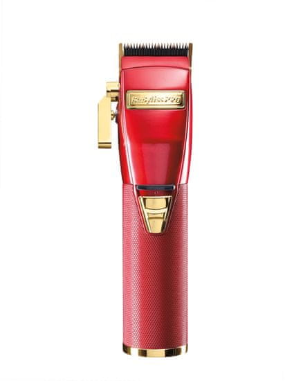 BaBylissPRO Profesionálny zastrihávač vlasov FX8700RE Red Cord/Cordless Metal Clipper