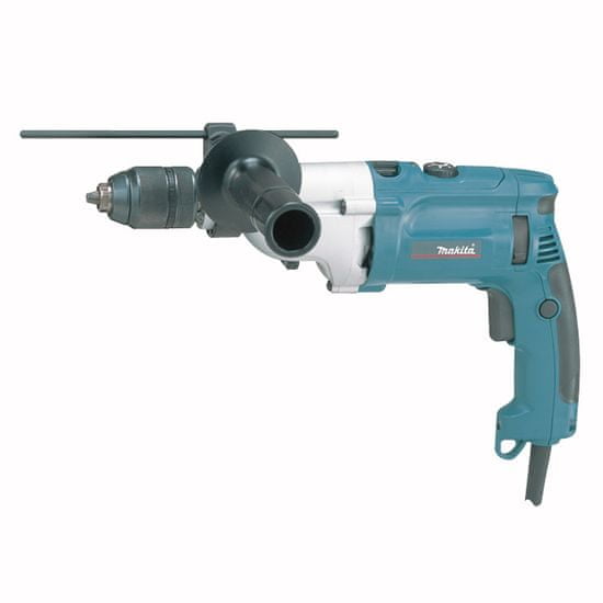 Makita HP2071J príklepová vŕtačka, rýchloskľučovadlo 1,5-13mm, 2 rýchlosti, 1010W, Makpac