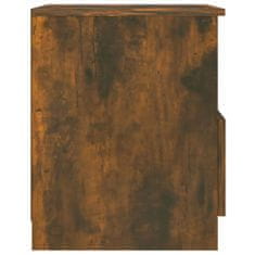 Vidaxl Nočné stolíky, 2 ks, dymový dub, 40x40x50 cm