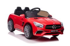 Lean-toys Mercedes SL65 S batéria auto červená