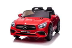 Lean-toys Mercedes SL65 S batéria auto červená