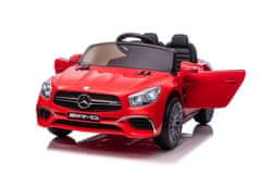 Lean-toys Mercedes SL65 S batéria auto červená