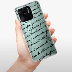 iSaprio Silikónové puzdro - Handwriting 01 - black pre Xiaomi Redmi 10C