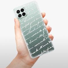 iSaprio Silikónové puzdro - Handwriting 01 - white pre Samsung Galaxy M53 5G