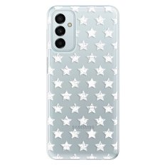 iSaprio Silikónové puzdro - Stars Pattern - white pre Samsung Galaxy M23 5G