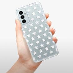 iSaprio Silikónové puzdro - Stars Pattern - white pre Samsung Galaxy M23 5G