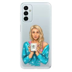 iSaprio Silikónové puzdro - Coffe Now - Blond pre Samsung Galaxy M23 5G