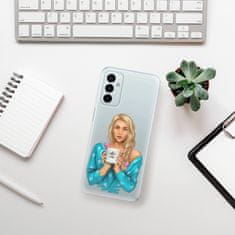 iSaprio Silikónové puzdro - Coffe Now - Blond pre Samsung Galaxy M23 5G