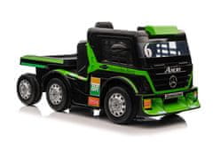 Lean-toys Batériový automobil Mercedes + náves XMX622B LCD zelený