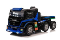 Lean-toys Batériový automobil Mercedes + náves XMX622B LCD tmavomodrý