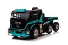 Lean-toys Batériový automobil Mercedes + náves XMX622B LCD modrý