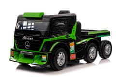 Lean-toys Batériový automobil Mercedes + náves XMX622B LCD zelený