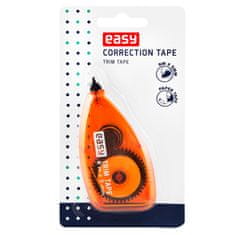 EASY TRIM TAPE Korekčný strojček, 5 mm x 8 m, 12 ks v balení, zelený-oranžový