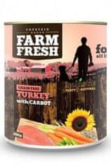 Farm Fresh Dog Turkey with Carrot konzerva 400g