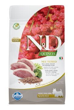 Quinoa DOG Neutered Duck&Broccoli&Asp. Mini 800g