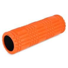 Spokey MIXROLL SINGLE Masážny fitness valec, 45 cm, oranžový