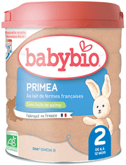 Babybio PRIMEA 2 dojčenské bio mlieko 800 g