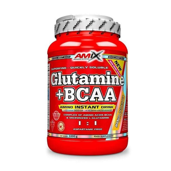 Amix Nutrition Amix L-Glutamine + BCAA - powder Príchuť: Pineapple, Balenie(g): 530g