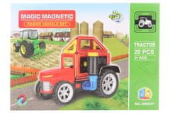 Lamps Magnetická súprava 20 ks traktor