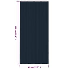 Vidaxl Strešné panely 12 ks pozinkovaná oceľ antracitové 100x45 cm