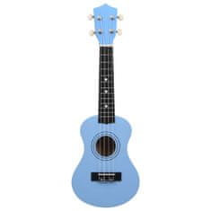 Vidaxl Sopránové ukulele s taškou pre deti modré 21"