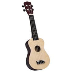 Vidaxl Sopránové ukulele s taškou pre deti, prírodné 23"