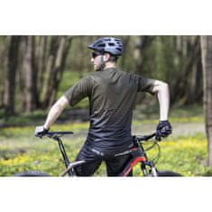 Force Angle MTB dres - pánsky, krátky, army green - veľkosť 2XL