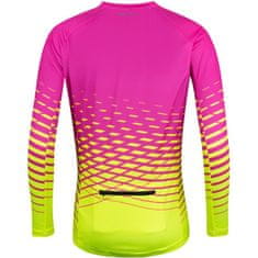 Force Angle MTB dres - dámsky, dlhý, ružovo-fluo - veľkosť XS