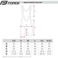 Force Dámske šortky Points, elastické, s podšívkou, čierno-biele - veľkosť XS