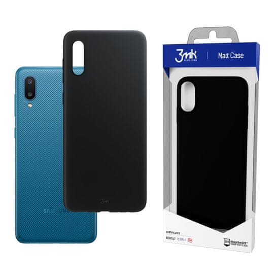 3MK Matt case puzdro pre Samsung Galaxy M02 - Čierna KP21107