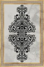 Conceptum Hypnose Koberec Malava 50x80 cm sivý/hnedý