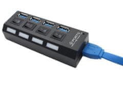 Sobex Rozbočovač portov usb 4x usb 3.0