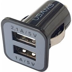 4Car Usb adaptér 12/24V čierny