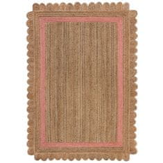 Flair Kusový koberec Grace Jute Natural/Pink 120x170