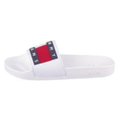 Tommy Hilfiger Šľapky biela 37 EU Flag Pool Slide