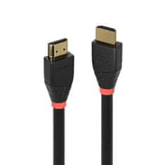 Lindy Kábel HDMI M/M 25m, Ultra High Speed+Eth UHD 2.0, 4K@60Hz, 18G, čierny, jednosmerný, Aktívny, G