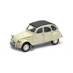 Welly 1:24 Citroën 2CV Krémová