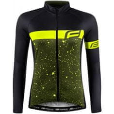 Force Dres Spray Lady - dámske, dlhý, armádne zelená-žltá fluo - veľkosť L