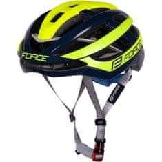 Force Prilba Lynx - žltá fluo-modrá - veľkosť L-XL (58-62 cm)