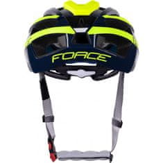 Force Prilba Lynx - žltá fluo-modrá - veľkosť L-XL (58-62 cm)