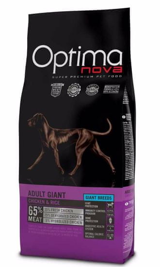 OPTIMAnova Dog Adult Giant Chicken &amp; Rice 12 kg