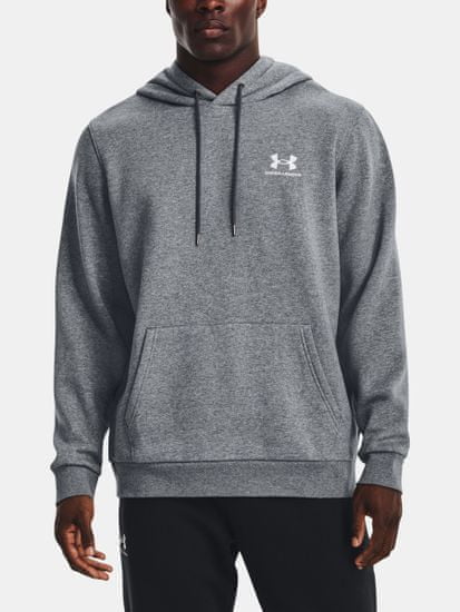 Under Armour Mikina UA Essential Fleece Hoodie-GRY