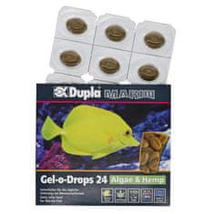 DUPLA Marin Gel-o-Drops 24 Algae & Hemp - Želé krmivo pre morské ryby -riasy a konope 12x2g