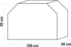 Lund Kryt grilu 100 x 95 x 60 cm (BARREL)