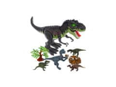 Alum online Dinosaurus T-Rex s hniezdom s vajcami a dinosaurami