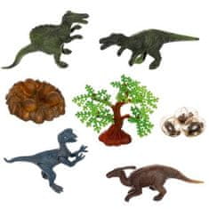 Alum online Dinosaurus T-Rex s hniezdom s vajcami a dinosaurami