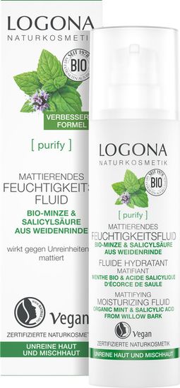 LOGONA Hydratačný fluid BIO mäta - 30ml