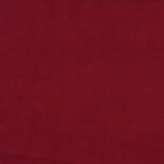 Vidaxl 3-miestna pohovka vínovo-červená 210 cm zamat