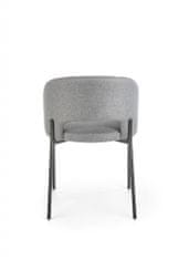 Halmar Jedálenská stolička K373, sivá