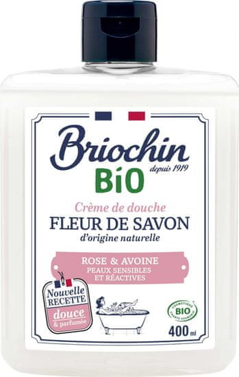 Briochin Fleur de savon Sprchový gél - ovos a ruže, 400ml